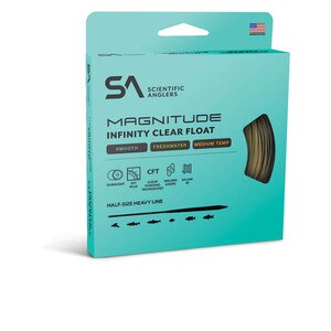 Scientific Anglers Magnitude Smooth Infinity Fly Line 10' Clear Float Tip in Buckskin Clear